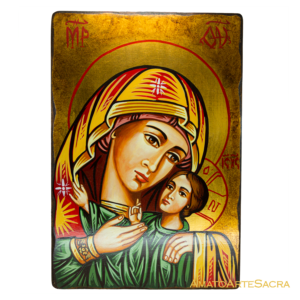 Icona Madonna Con Bambino (Oro)