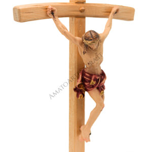 Crocifisso e Croce in Legno cm 27