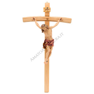 Crocifisso e Croce in Legno cm 27