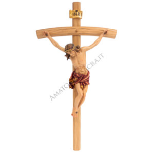 Crocifisso e Croce in Legno cm 50