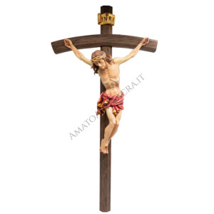 Crocifisso e Croce in Legno cm 87