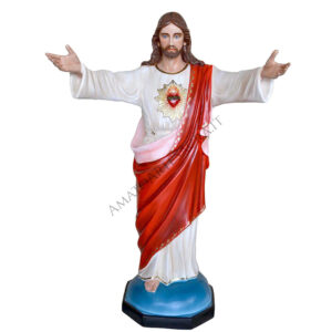 Gesù Sacro Cuore Braccia Aperte cm 150