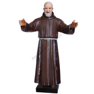 Padre Pio cm 110 Braccia Aperte