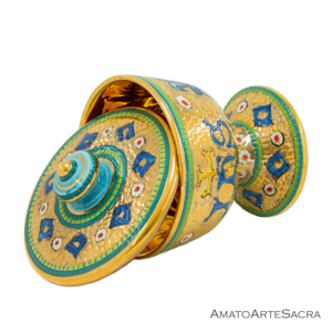 Pisside in Ceramica Oro BIZ