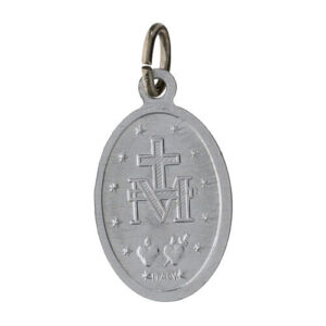 MEDAGLIA MIRACOLOSA IN ALLUMINIO 22 MM CON ANELLO BUSTA DA 100 PZ