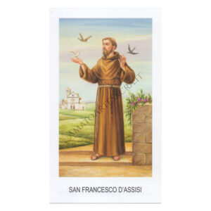Immagini San Francesco con Preghiera 6X10 Conf 100PZ
