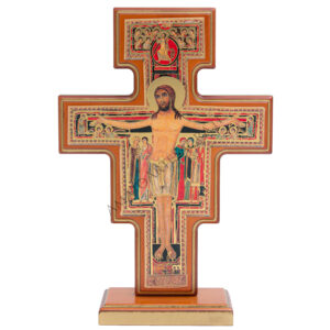 Crocifisso di San Damiano cm 19,5x28,5 con Base