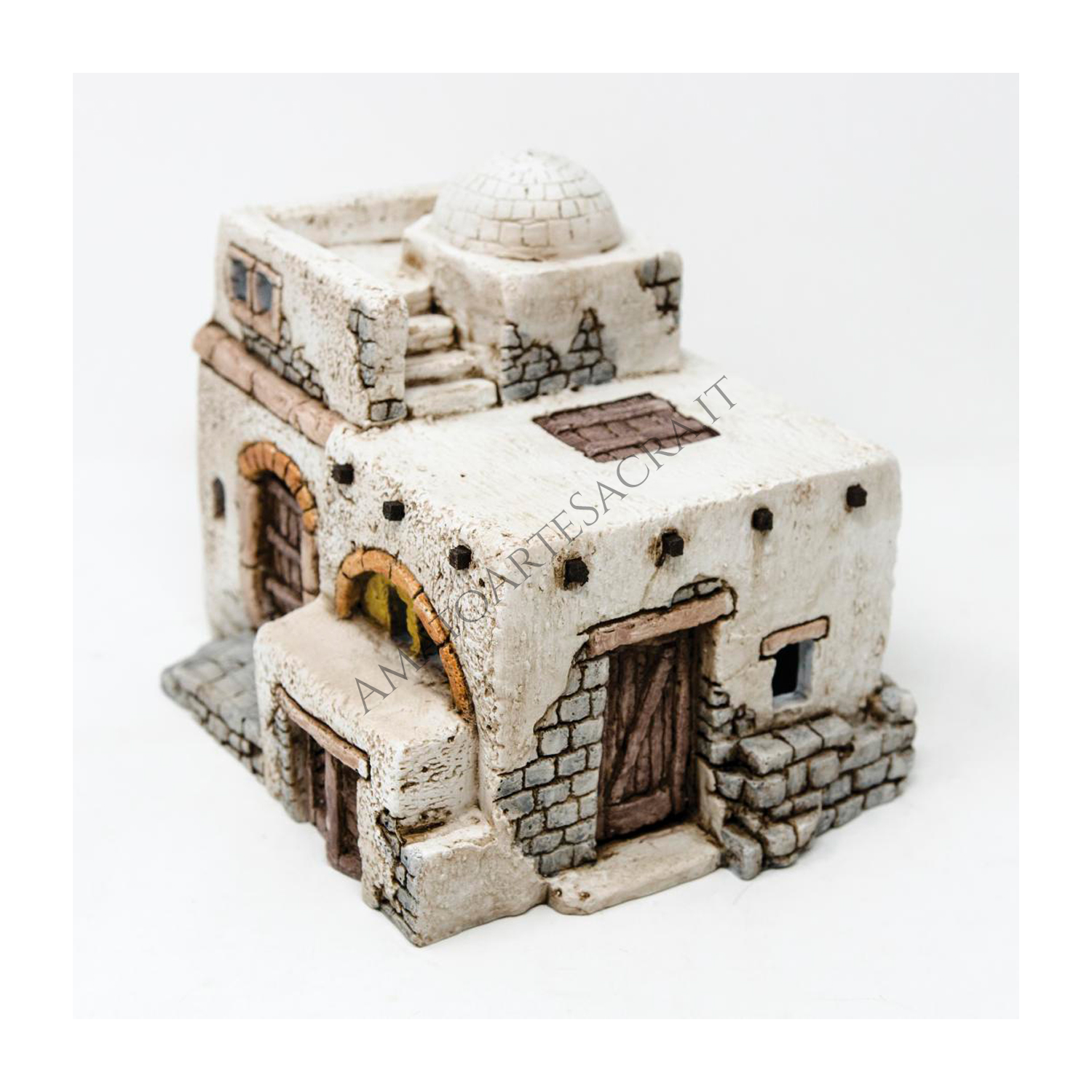 Presepe Orientale Damasco – Kit Di Costruzione Professionale Con Oltre 260 Pezzi, Base 30x30 Cm, Made In Germany