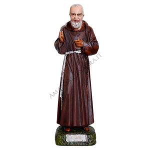 Padre Pio cm 90 Occhi in Vetro