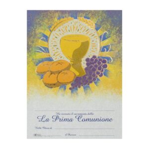PERGAMENA RICORDO PRIMA COMUNIONE 18X24