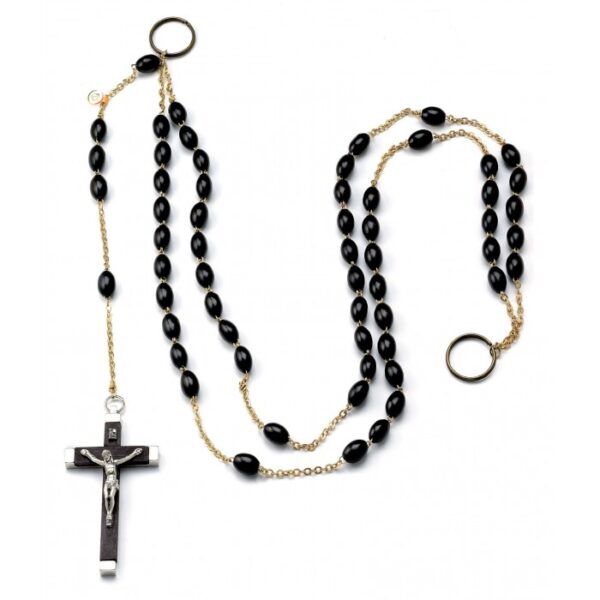 ROSARIO DA CINGOLO CM 105 GRANI NERI