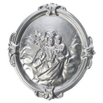 MEDAGLIONE DI SAN GIUSEPPE 14X16 PER CONFRATERNITA