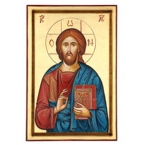 GESU MAESTRO ICONA FOGLIA ORO 32X44